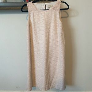 Loft pink patterned dress